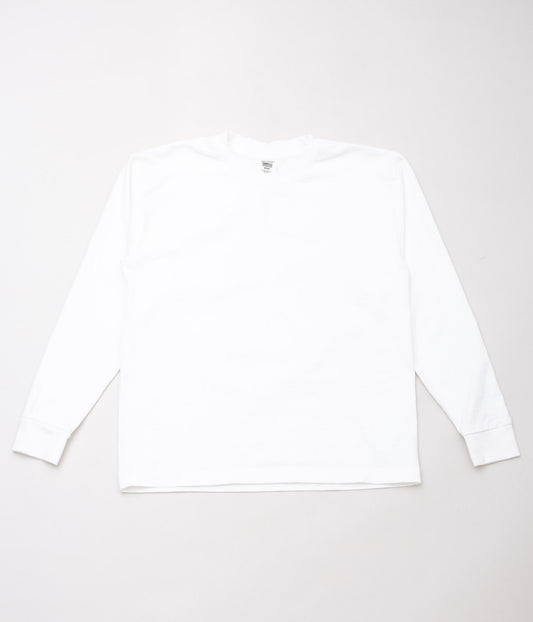 SOFT GOODS "HEAVY WEIGHT CREWNECK L/S"(WHITE)