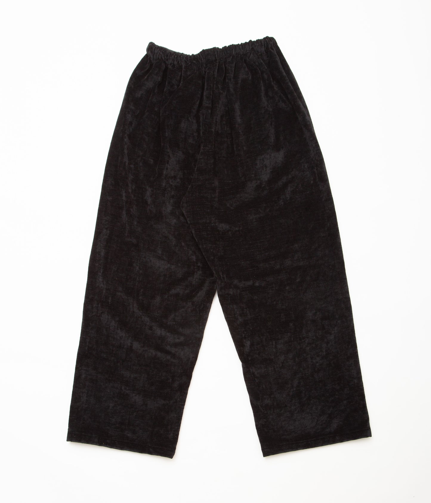 GABRIELA COLL GARMENTS ''NO.287 COTTON VELVET FLAP POCKET TROUSERS'' (BLACK)