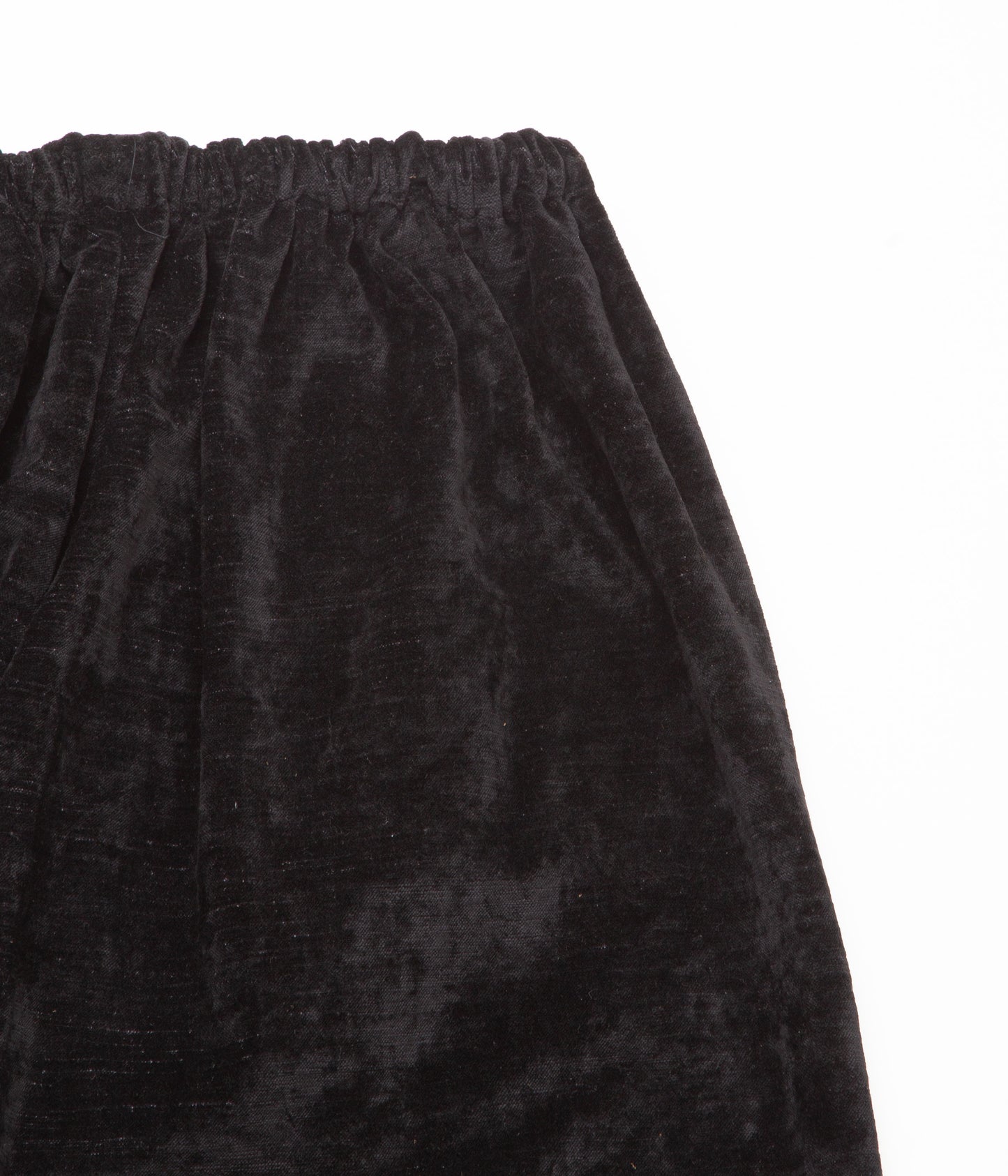 GABRIELA COLL GARMENTS ''NO.287 COTTON VELVET FLAP POCKET TROUSERS'' (BLACK)