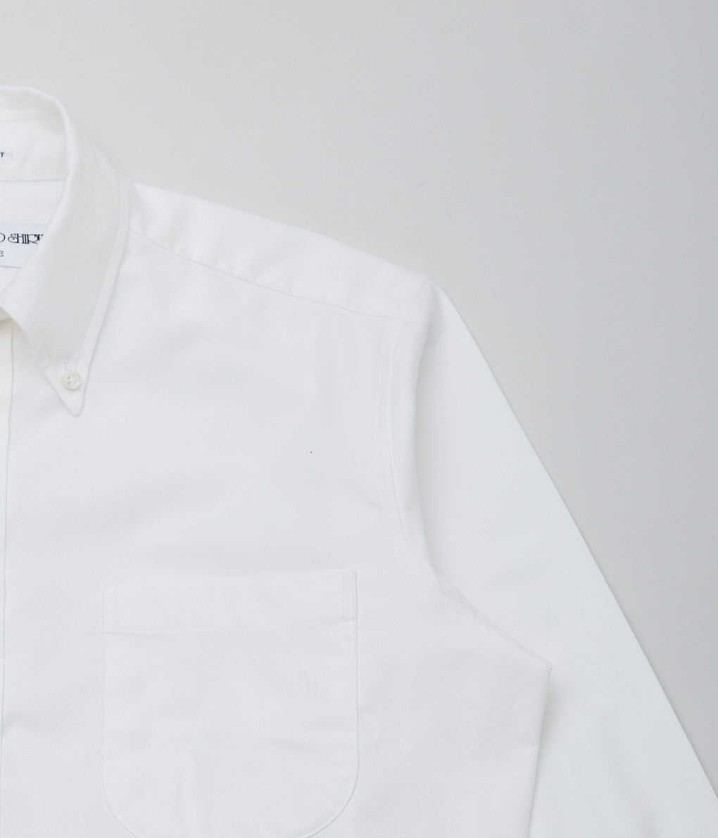 INDIVIDUALIZED SHIRTS ''VINTAGE FABRIC BESPOKE BUTTON DOWN SHIRTS'' (WHITE)