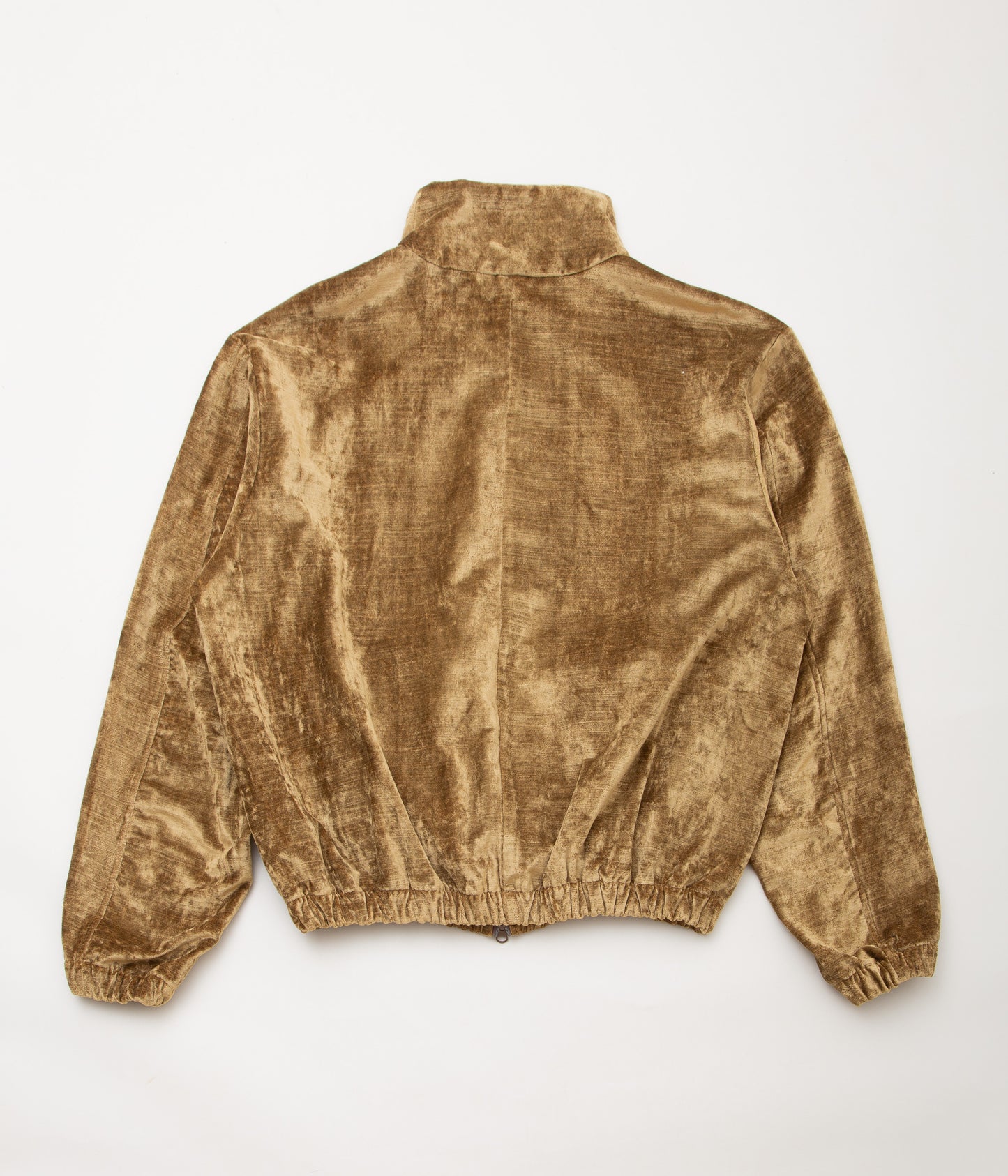 GABRIELA COLL GARMENTS ''NO.261 COTTON VELVET ZIPPER JACKET'' (BROWN)