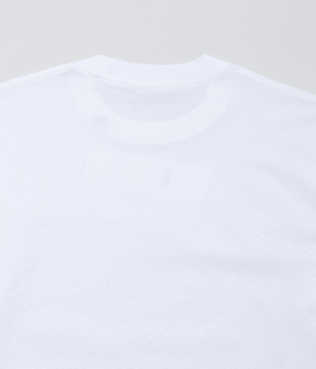 COMOLI ''Cotton jersey long sleeve T-shirt'' (WHITE)