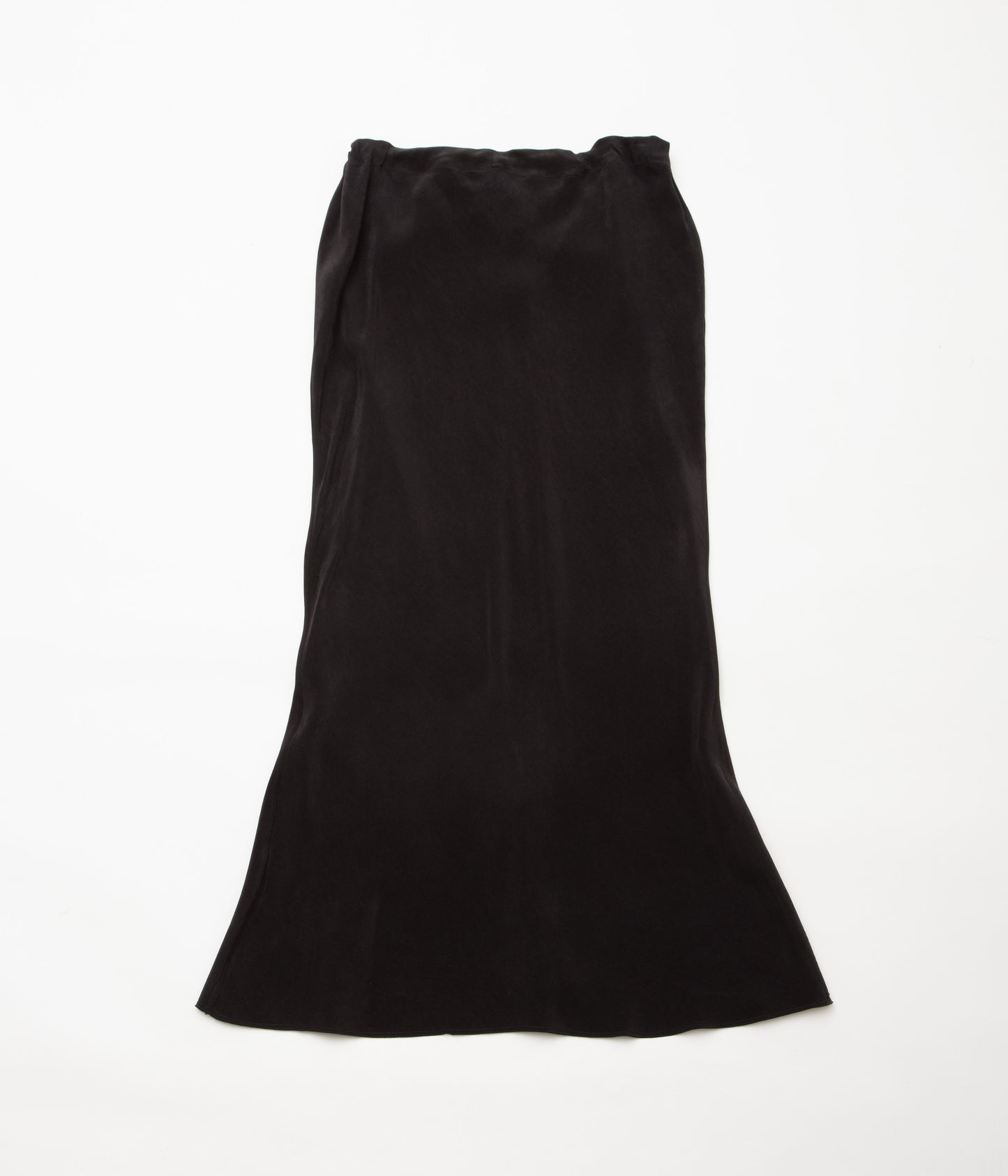 GABRIELA COLL GARMENTS ''NO.290 CUPRO BIAS CUT SKIRT'' (BLACK)