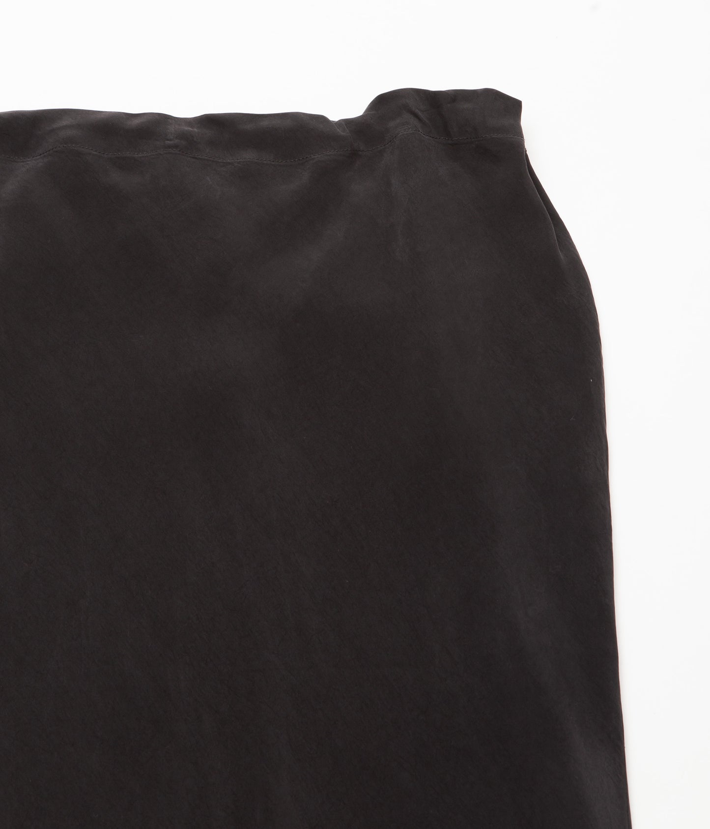 GABRIELA COLL GARMENTS ''NO.290 CUPRO BIAS CUT SKIRT'' (BLACK)