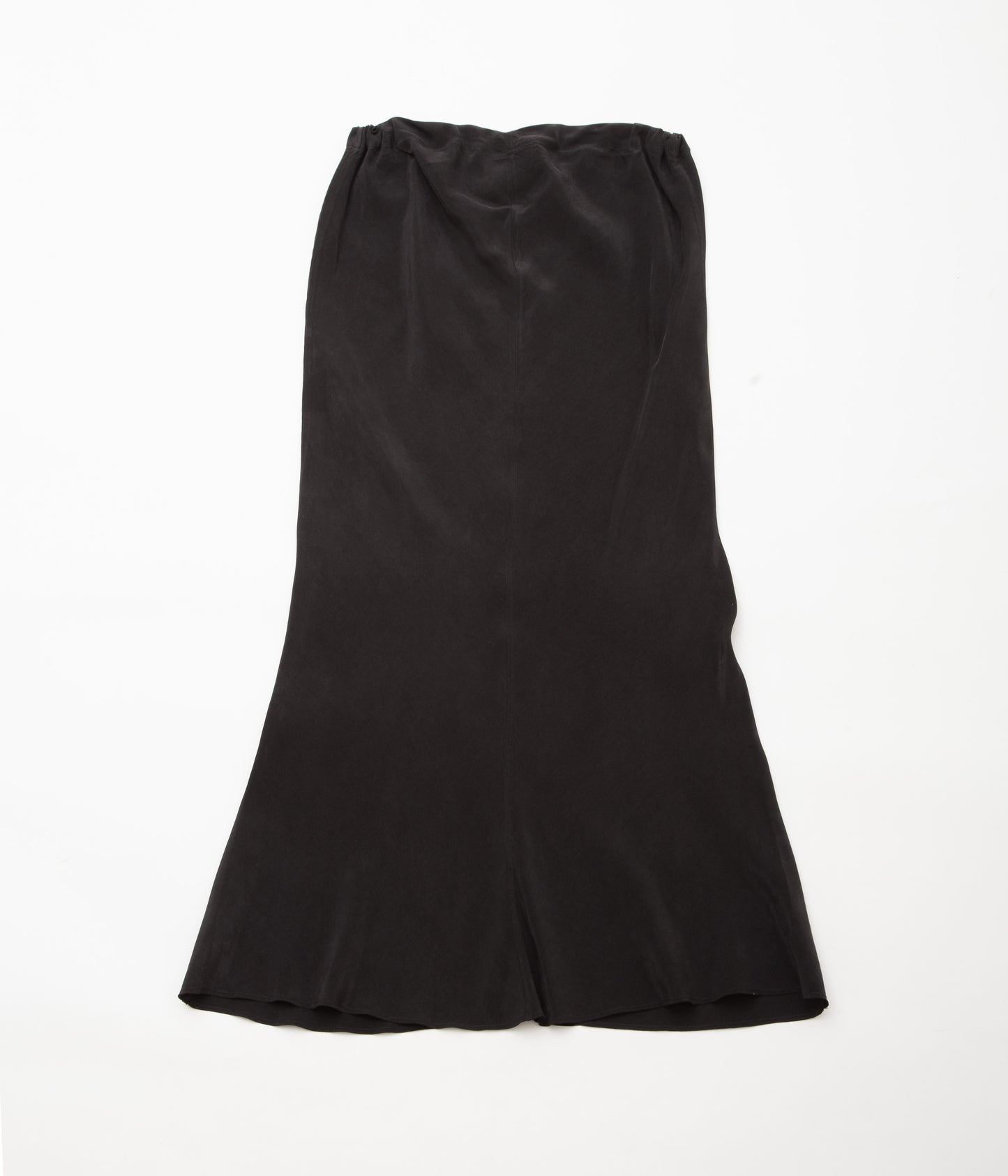 GABRIELA COLL GARMENTS ''NO.290 CUPRO BIAS CUT SKIRT'' (BLACK)