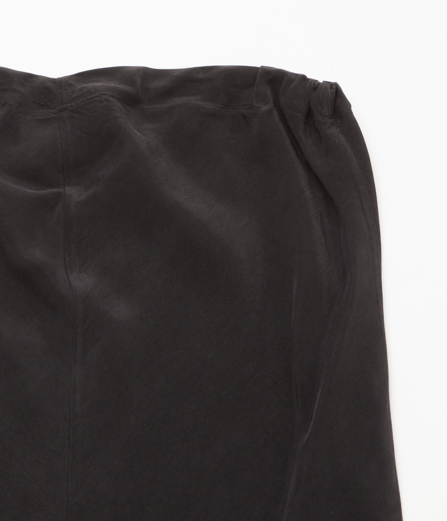 GABRIELA COLL GARMENTS ''NO.290 CUPRO BIAS CUT SKIRT'' (BLACK)