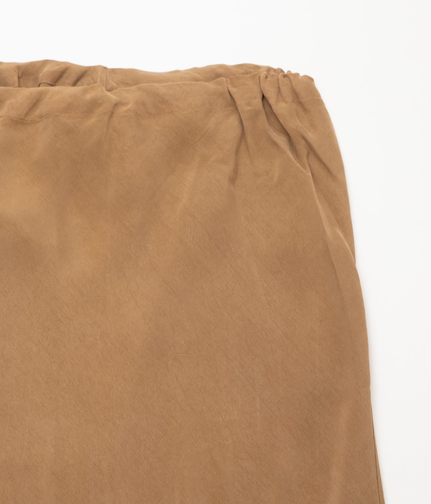 GABRIELA COLL GARMENTS ''NO.290 CUPRO BIAS CUT SKIRT'' (BROWN)