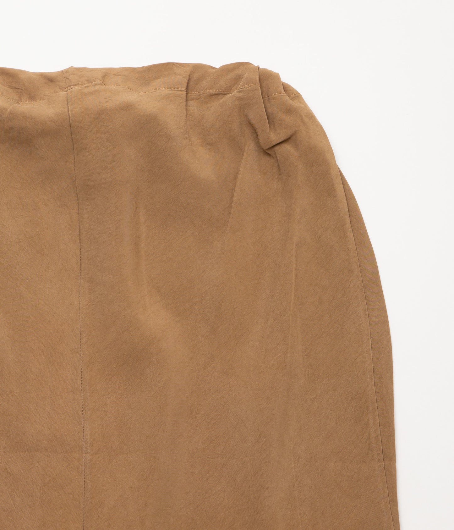 GABRIELA COLL GARMENTS ''NO.290 CUPRO BIAS CUT SKIRT'' (BROWN)