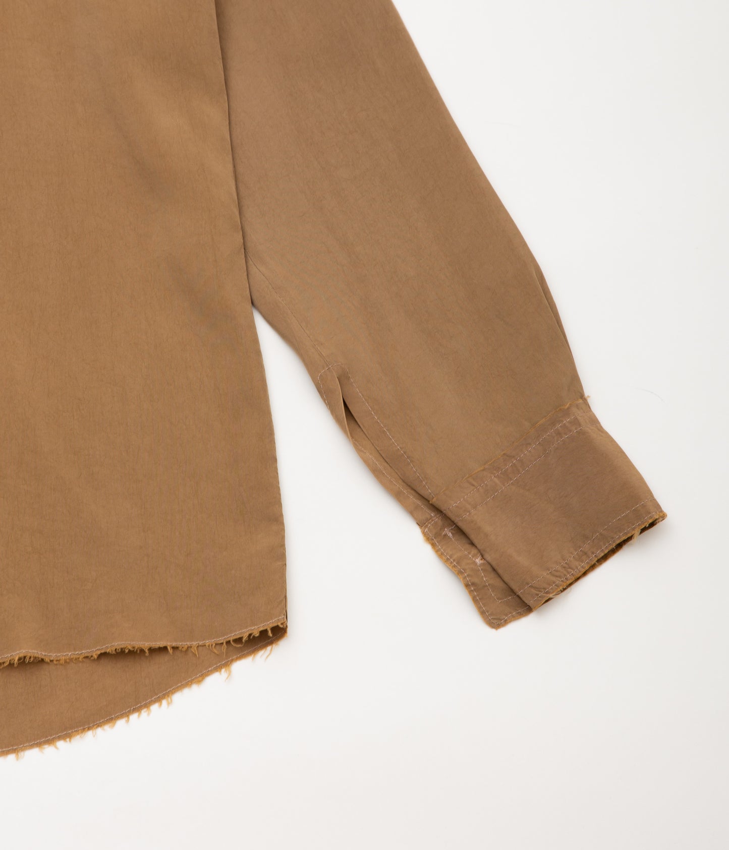 GABRIELA COLL GARMENTS ''NO.197 CUPRO SHIRT'' (BROWN)