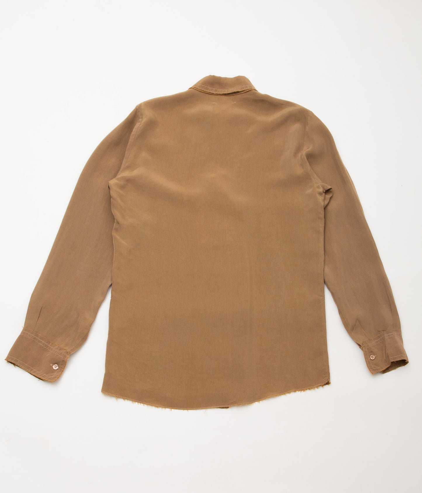 GABRIELA COLL GARMENTS ''NO.197 CUPRO SHIRT'' (BROWN)