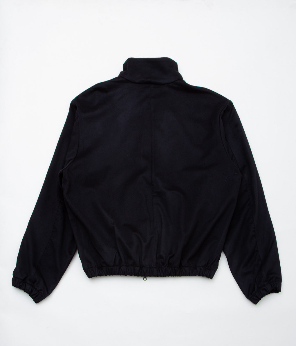 GABRIELA COLL GARMENTS ''NO.261 LORO PIANA WOOL ZIPPER JACKET'' (BLACK)