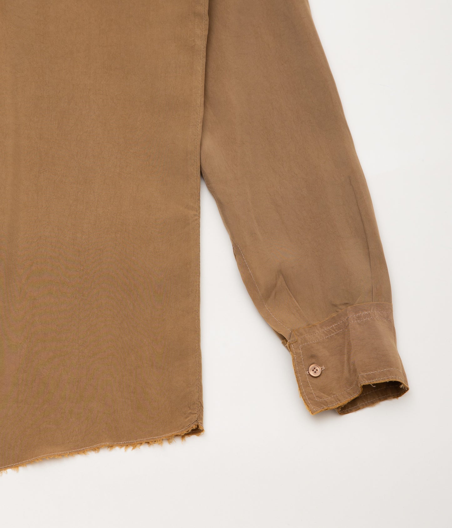 GABRIELA COLL GARMENTS ''NO.197 CUPRO SHIRT'' (BROWN)