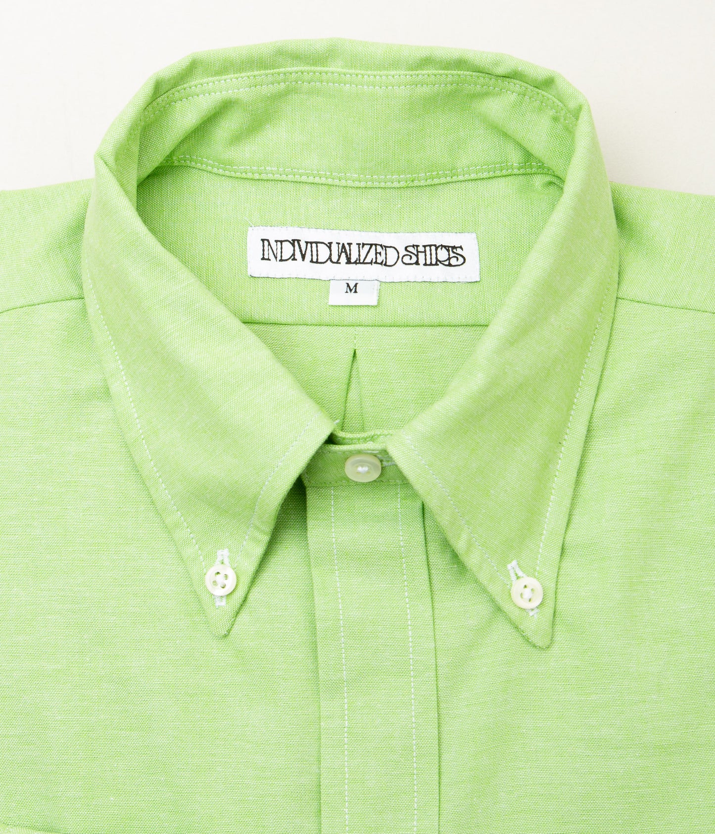 INDIVIDUALIZED SHIRTS "VINTAGE AMERICAN CLOTH 6 BUTTON FRONT SHIRT"(LIME GREEN)