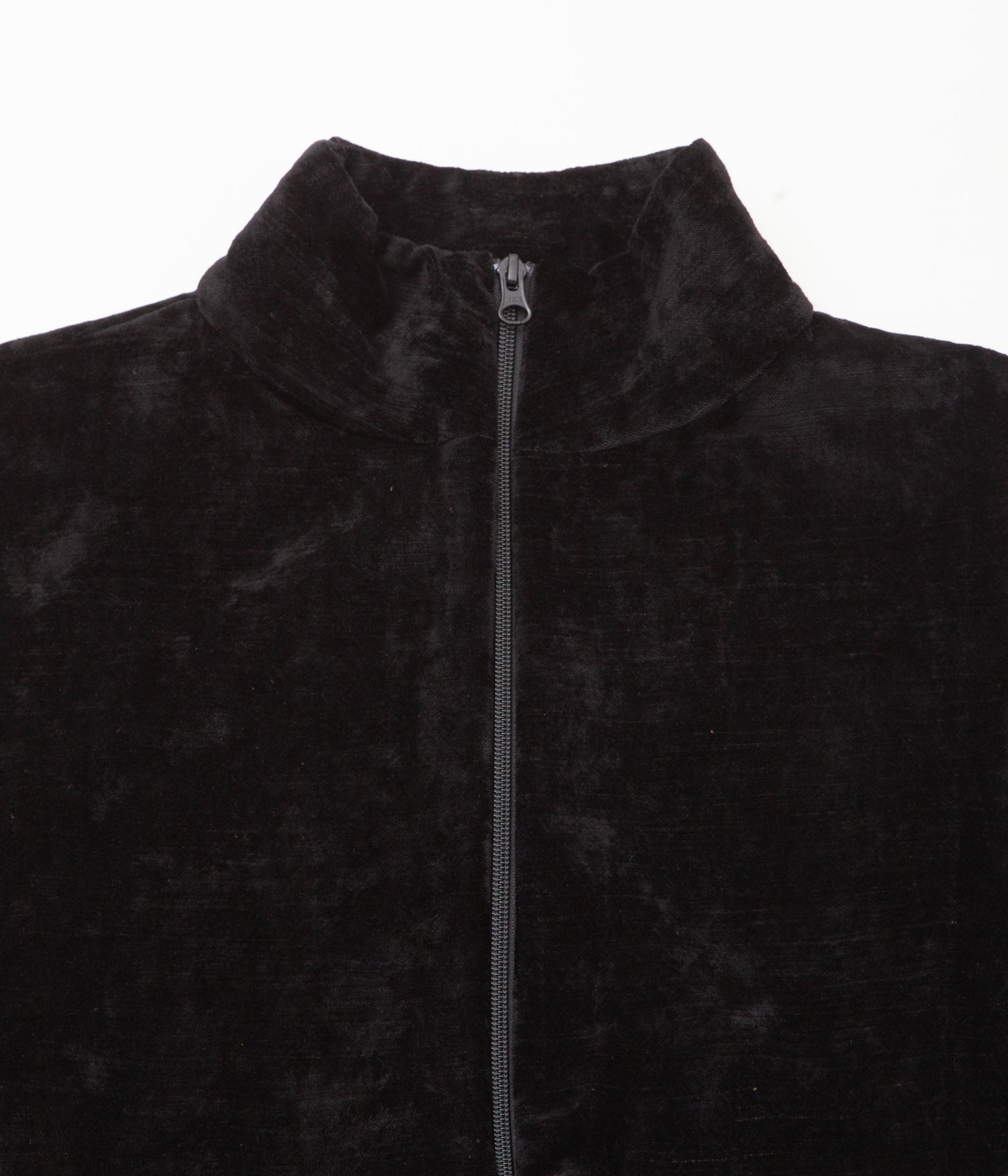 GABRIELA COLL GARMENTS ''NO.261 COTTON VELVET ZIPPER JACKET'' (BLACK)