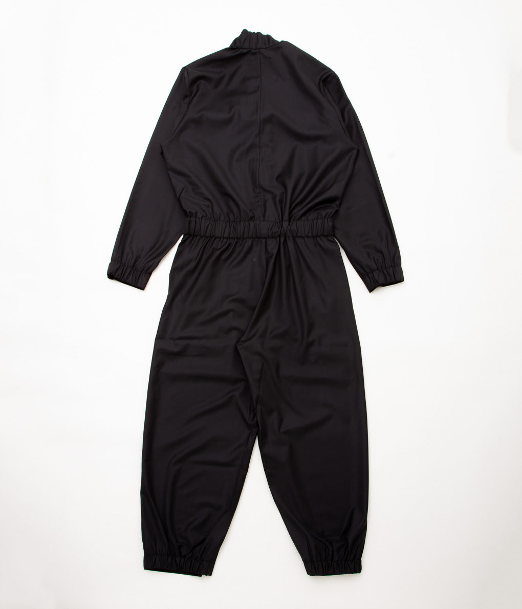 GABRIELA COLL GARMENTS ''NO.284 LORO PIANA FINE WOOL OVERALL'' (BLACK)