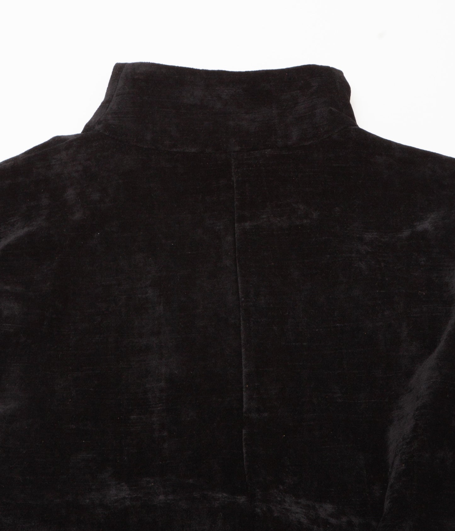 GABRIELA COLL GARMENTS ''NO.261 COTTON VELVET ZIPPER JACKET'' (BLACK)