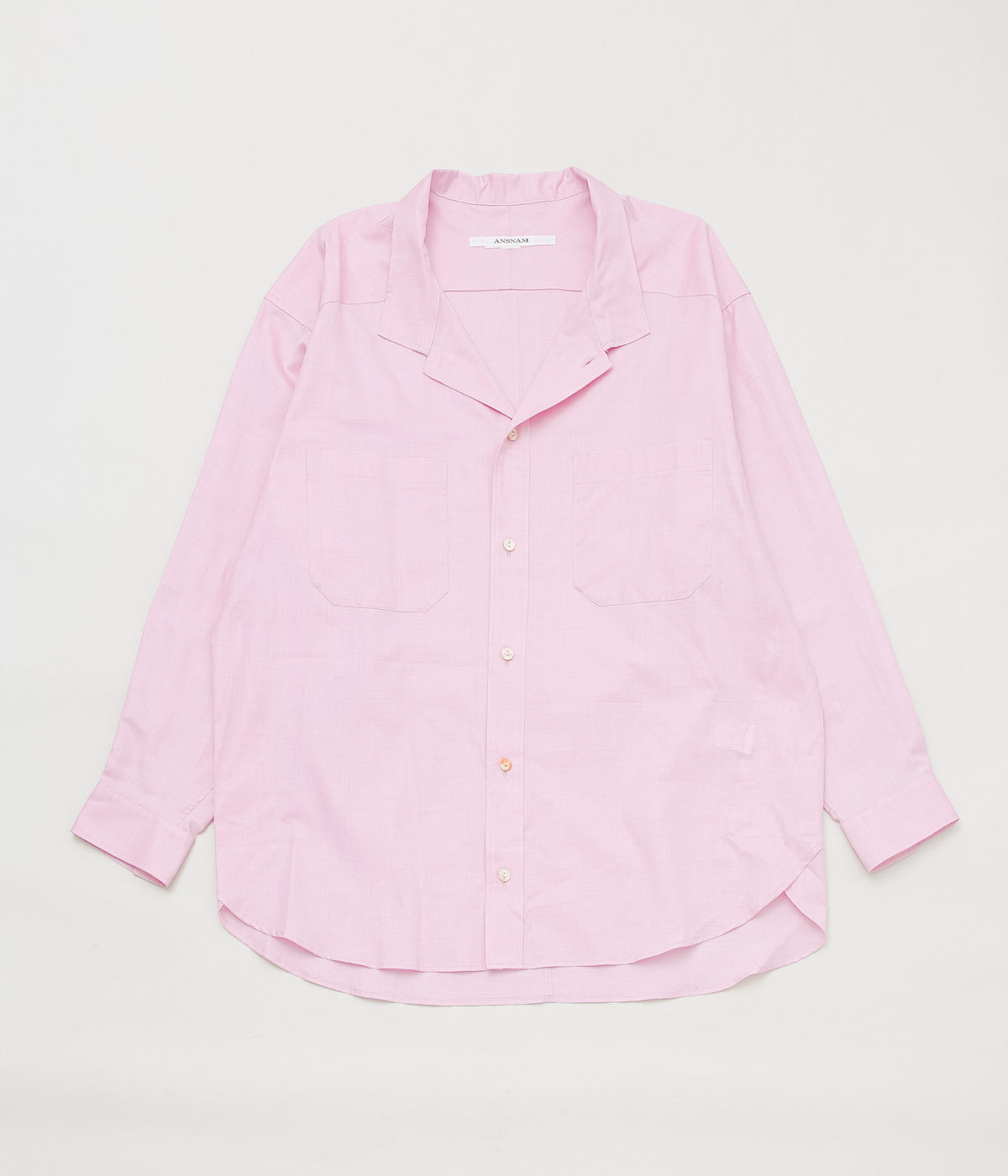 ANSNAM ''EX SHIRT｜BONFANTI'' (PINK)