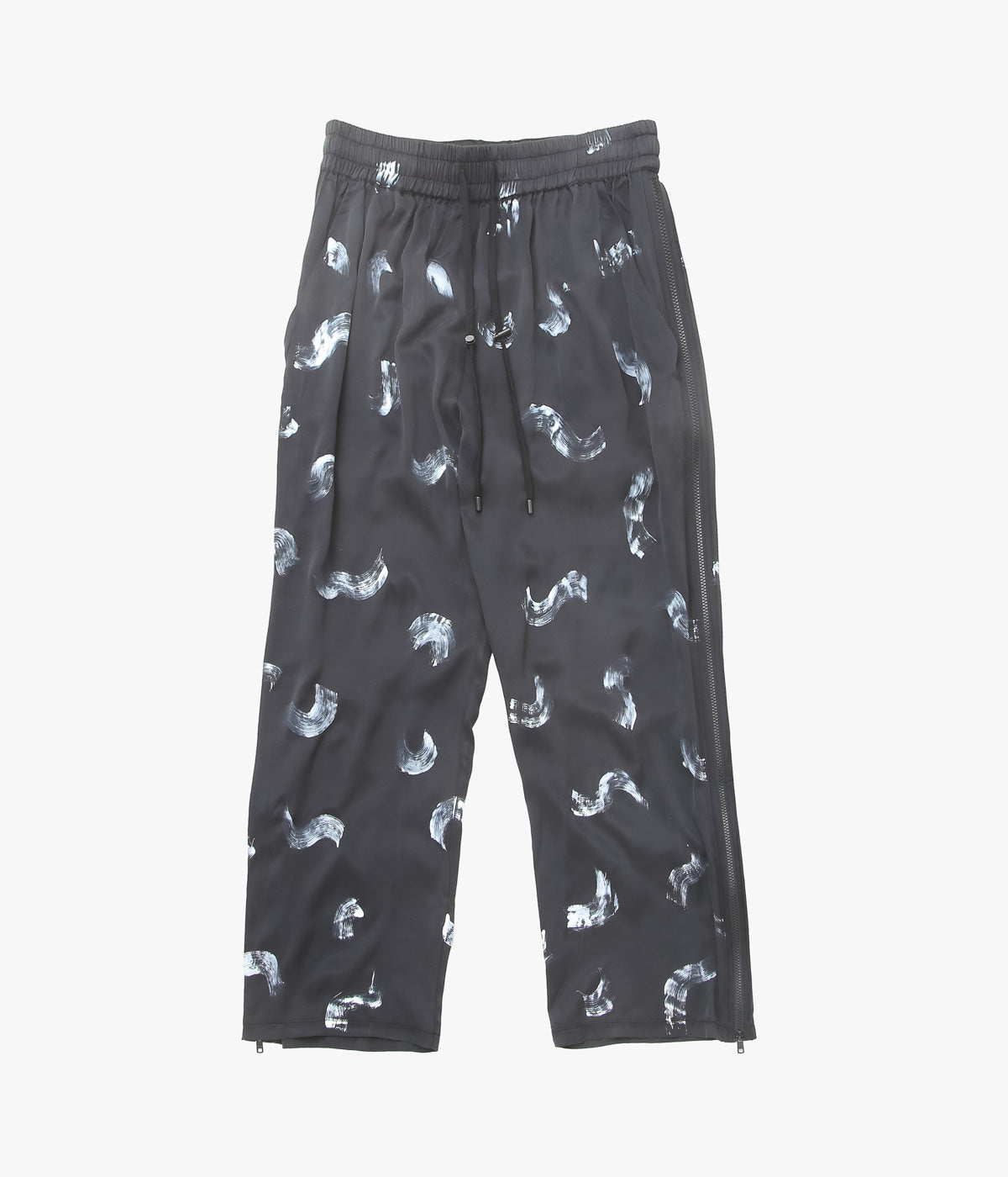 WONDEROUND ''BOXING TROUSERS/ FLAME DRAWING'' (BLACK)