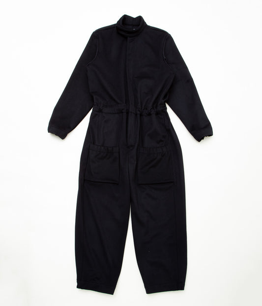 GABRIELA COLL GARMENTS ''NO.284 LORO PIANA WOOL OVERALL (CAPOLAVORO)'' (DARK BLUE)