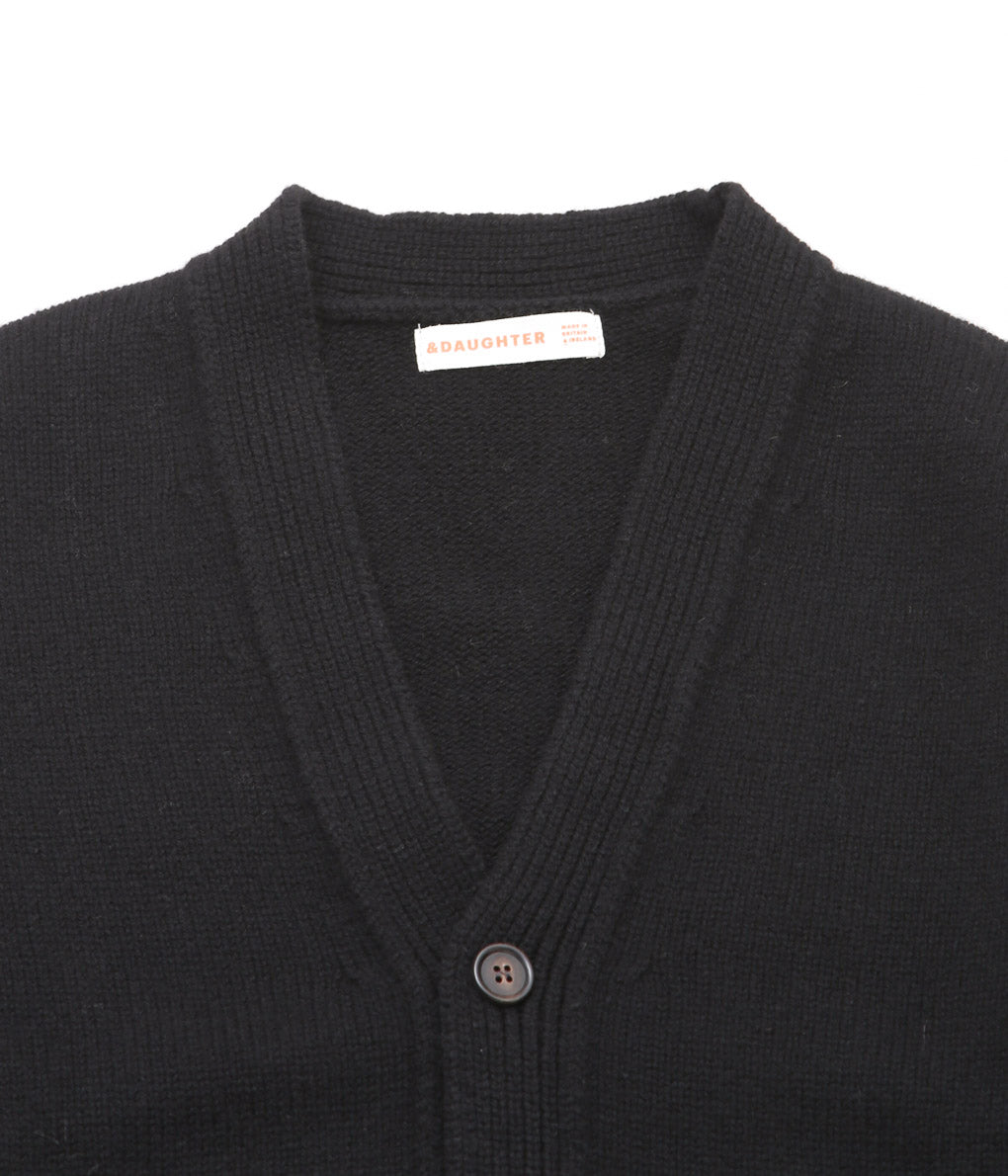 &DAUGHTER ''CARDIGAN'' (BLACK)