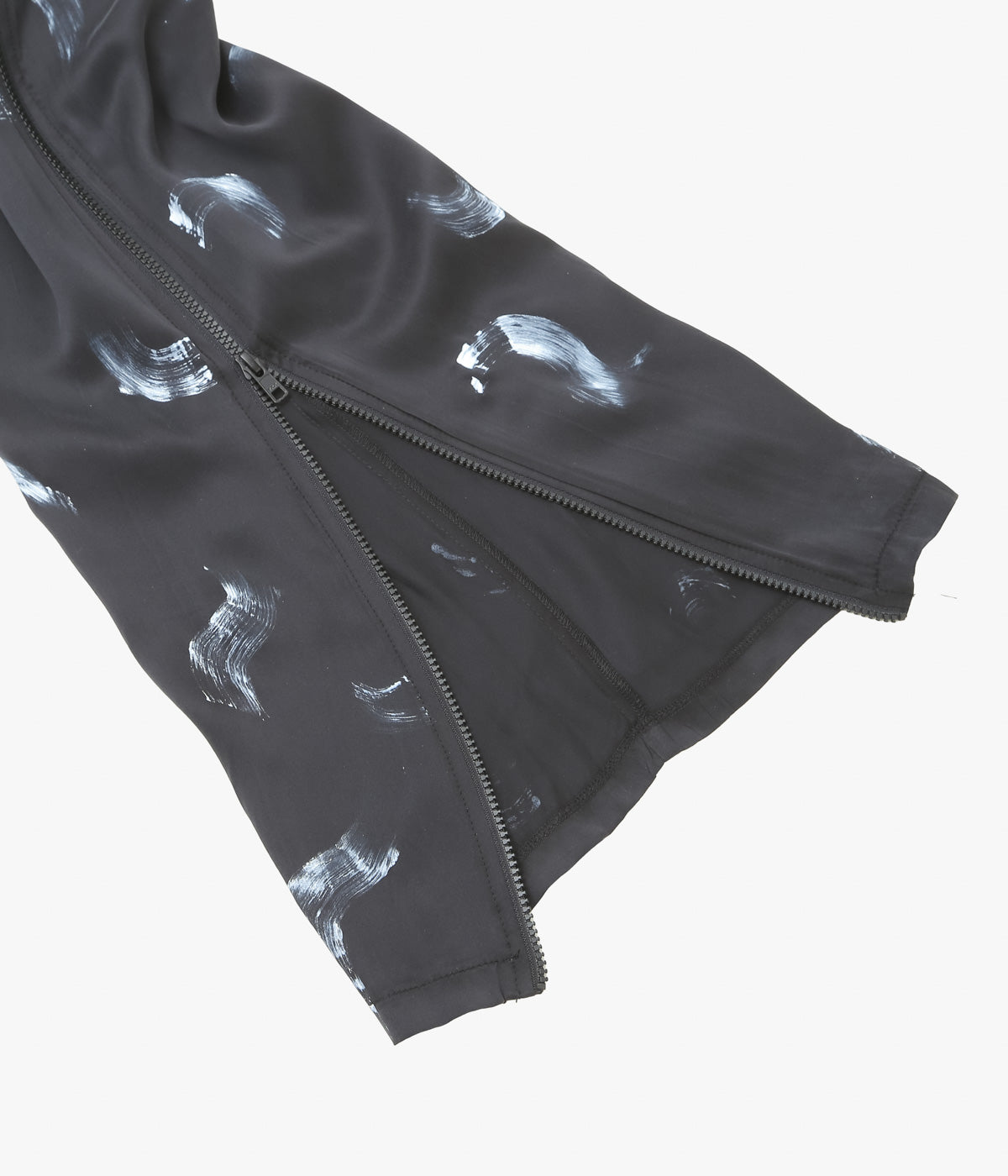 WONDEROUND ''BOXING TROUSERS/ FLAME DRAWING'' (BLACK)