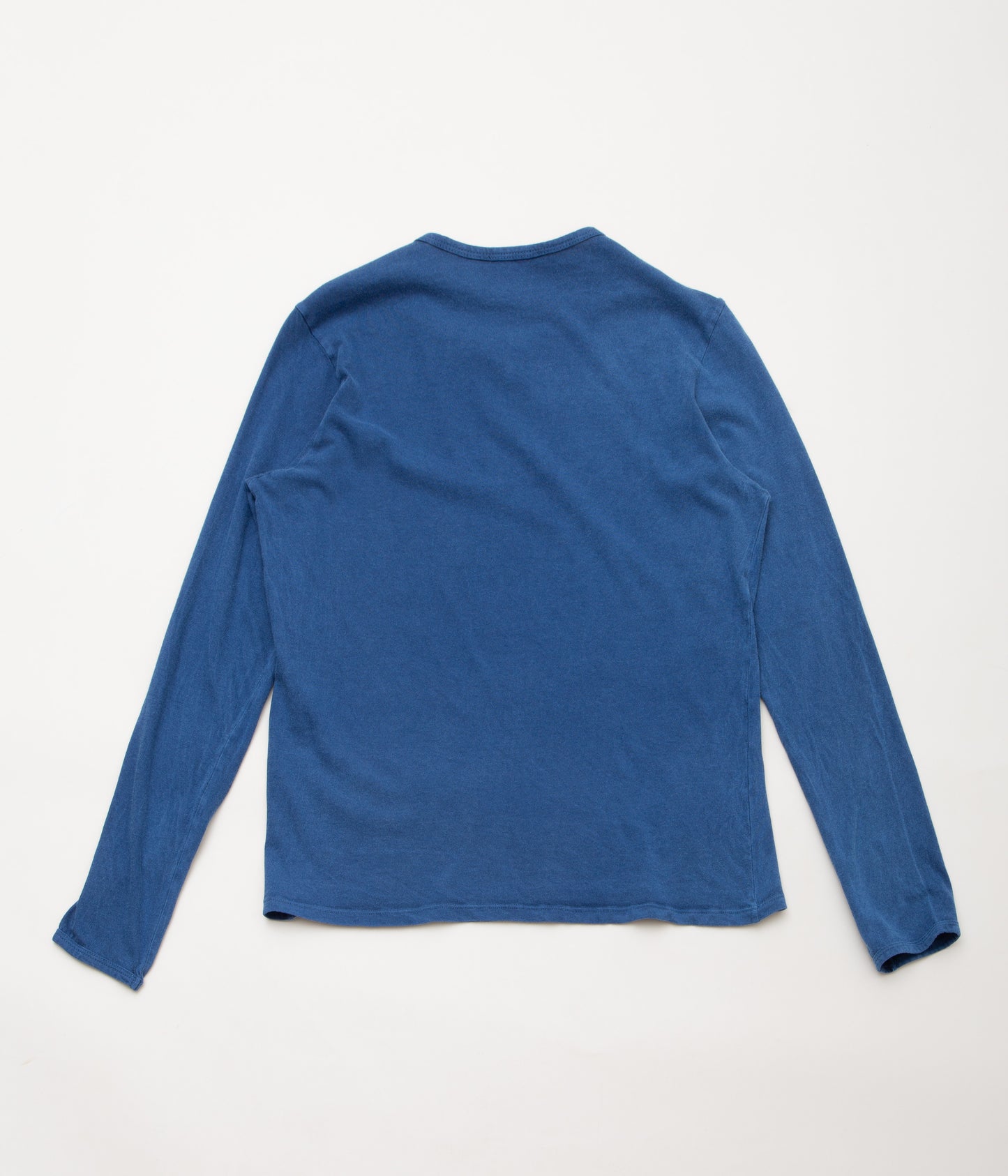 GABRIELA COLL GARMENTS ''NO.87 ORGANIC COTTON LONG SLEEVE T-SHIRT'' (BLUE)