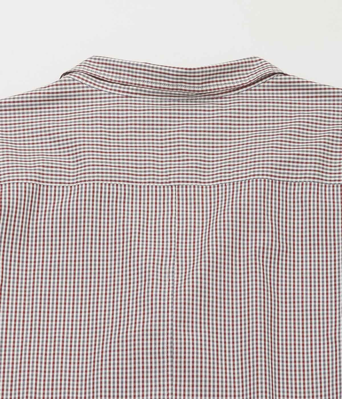 ANSNAM "EX SHIRT｜DEADSTOCK" (BURGUNDY×GREEN CHECK)