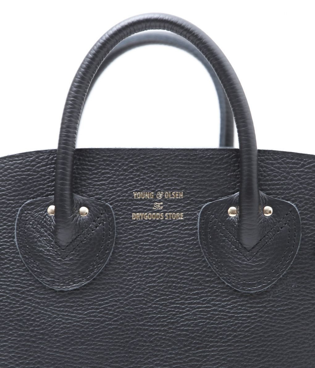 YOUNG&OLSEN THE DRYGOODS STORE ''EMBOSSED LEATHER BELTED TOTE M'' (BLA –  THE STORE BY MAIDENS