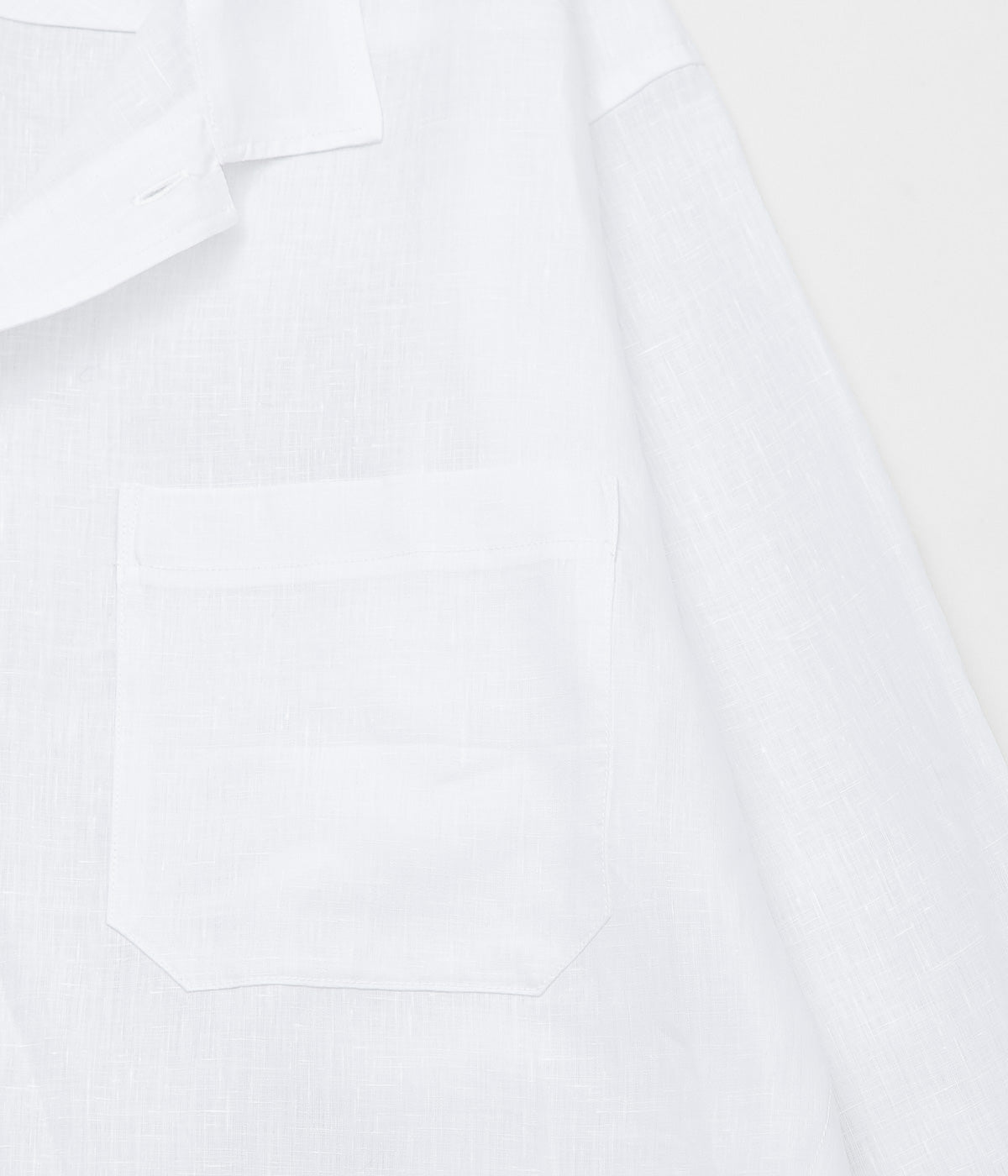 ANSNAM "EX SHIRT | DEADSTOCK" (WHITE LINEN)