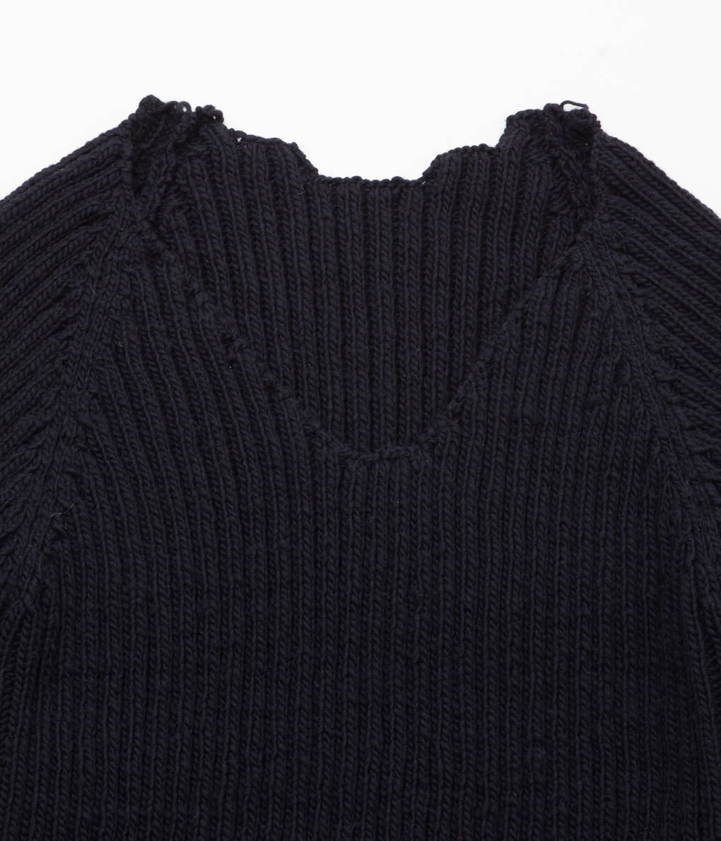 GABRIELA COLL GARMENTS ''NO.66 HAND KNITTED NOMADIC WOOL JUMPER'' (BLACK)