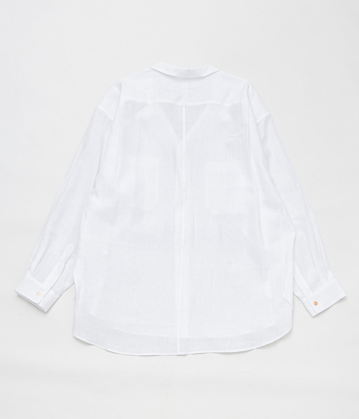 ANSNAM "EX SHIRT | DEADSTOCK" (WHITE LINEN)