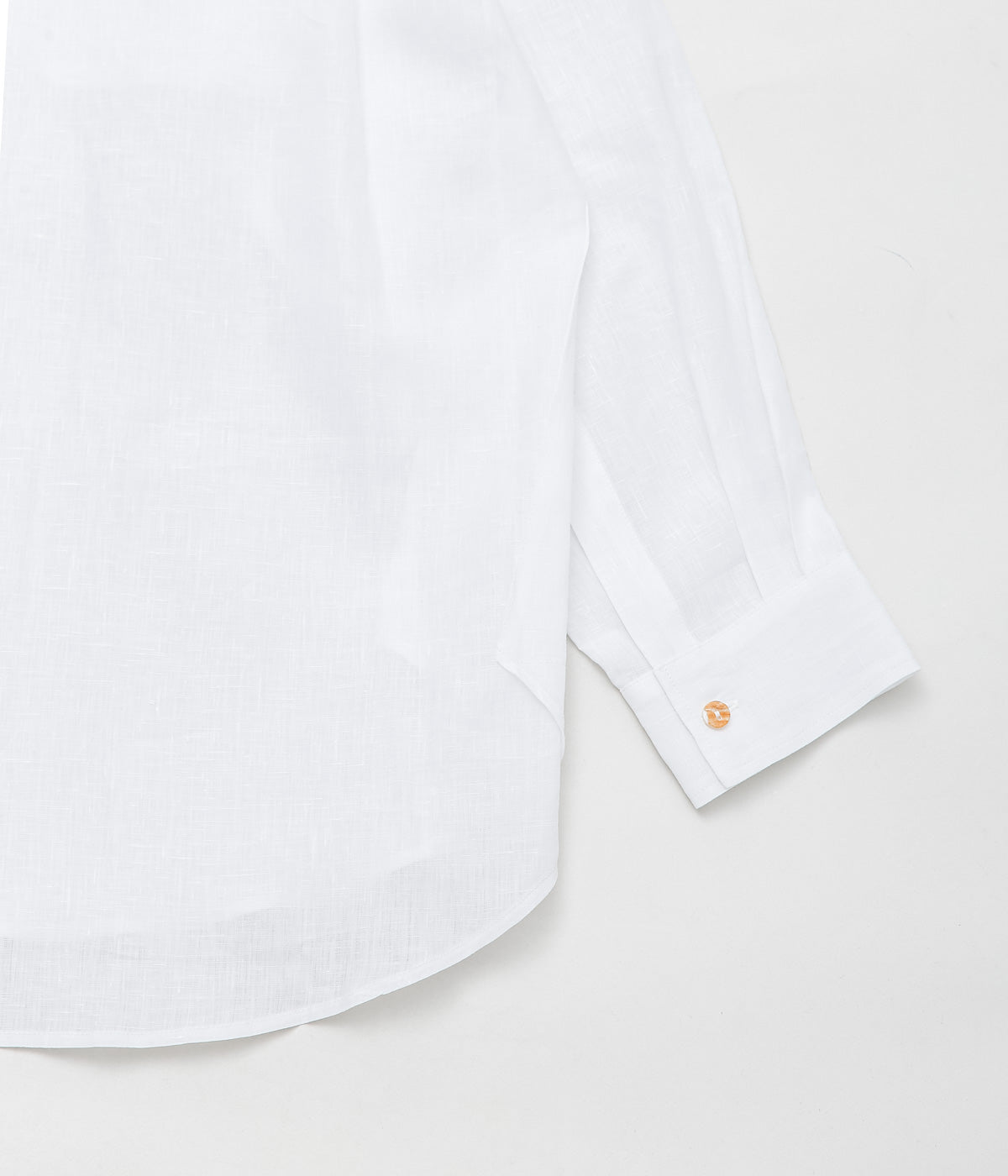ANSNAM "EX SHIRT | DEADSTOCK" (WHITE LINEN)
