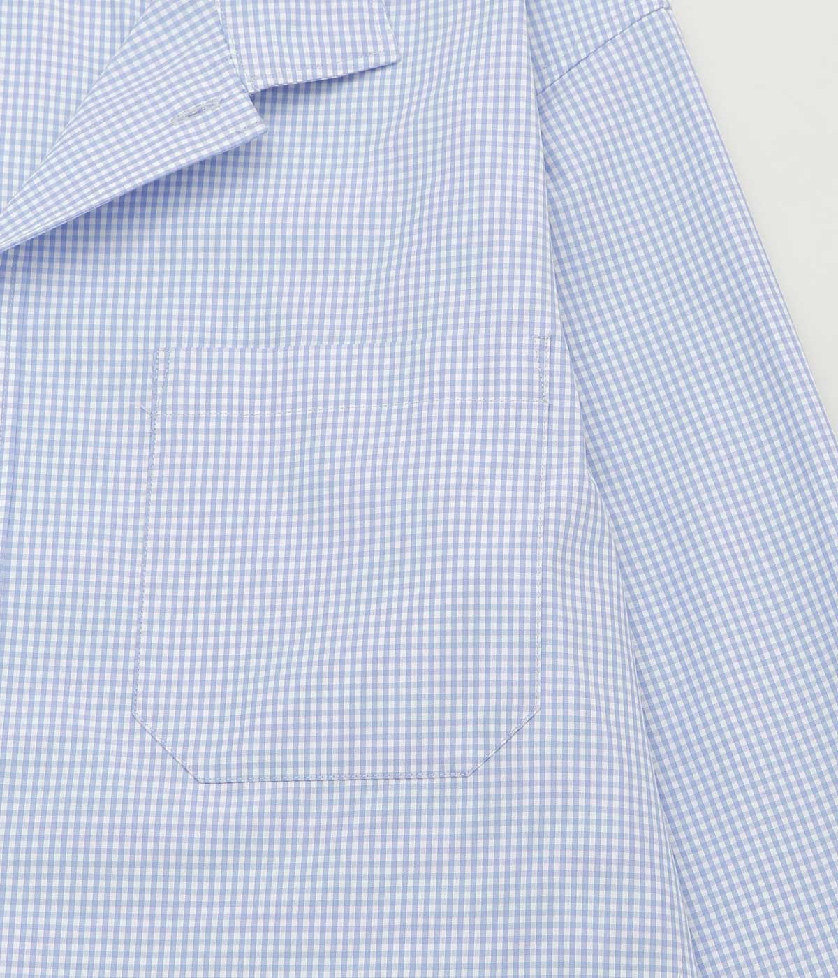 ANSNAM ''EX SHIRT｜DEADSTOCK'' (LIGHT BLUE GINGHAM CHECK)