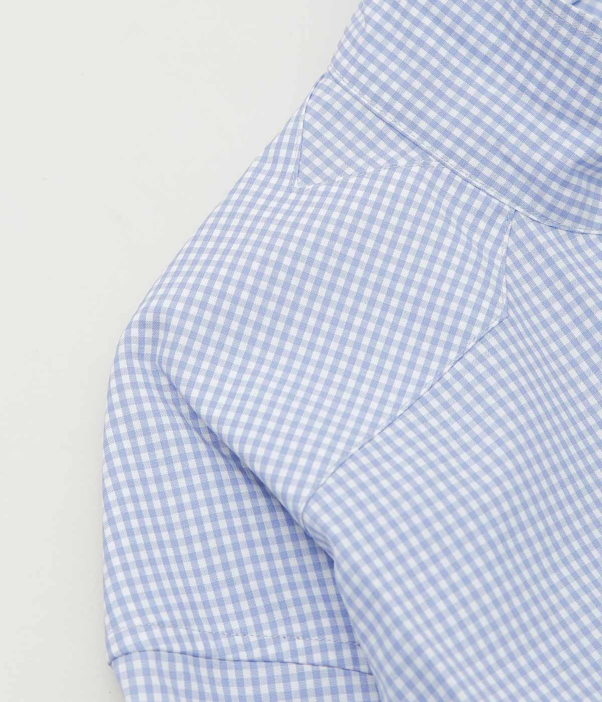 ANSNAM ''EX SHIRT｜DEADSTOCK'' (LIGHT BLUE GINGHAM CHECK)