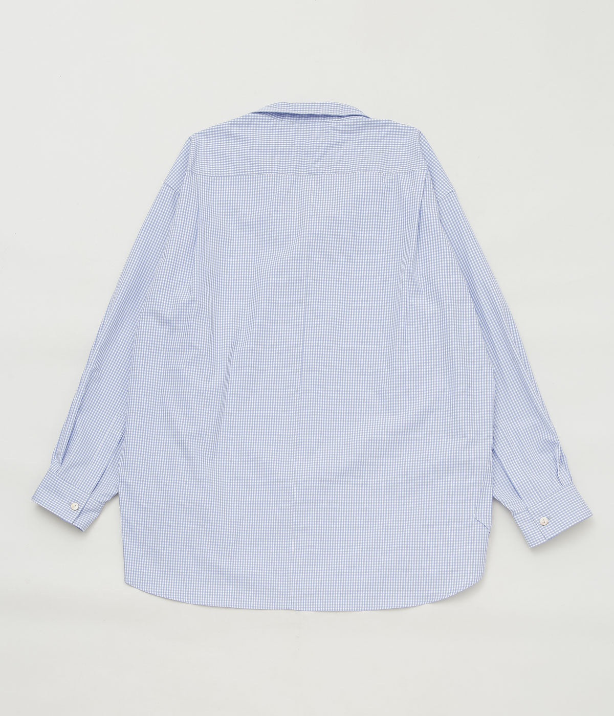 ANSNAM ''EX SHIRT｜DEADSTOCK'' (LIGHT BLUE GINGHAM CHECK)