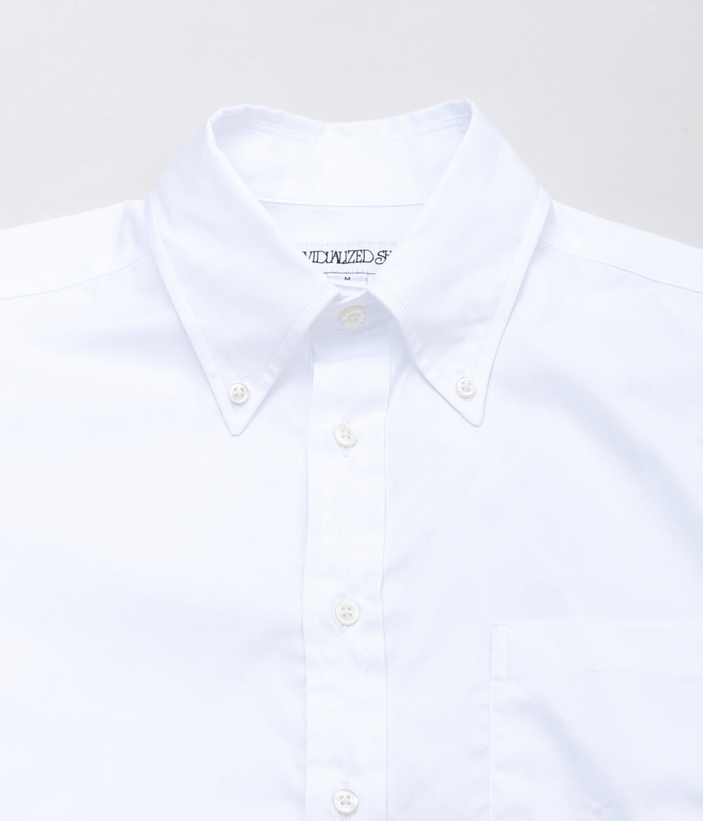 INDIVIDUALIZED SHIRTS ''PINPOINT OXFORD POPOVER L/S'' (WHITE)