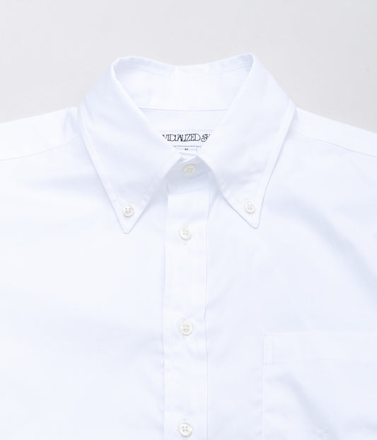 INDIVIDUALIZED SHIRTS ''PINPOINT OXFORD POPOVER L / S''(WHITE)