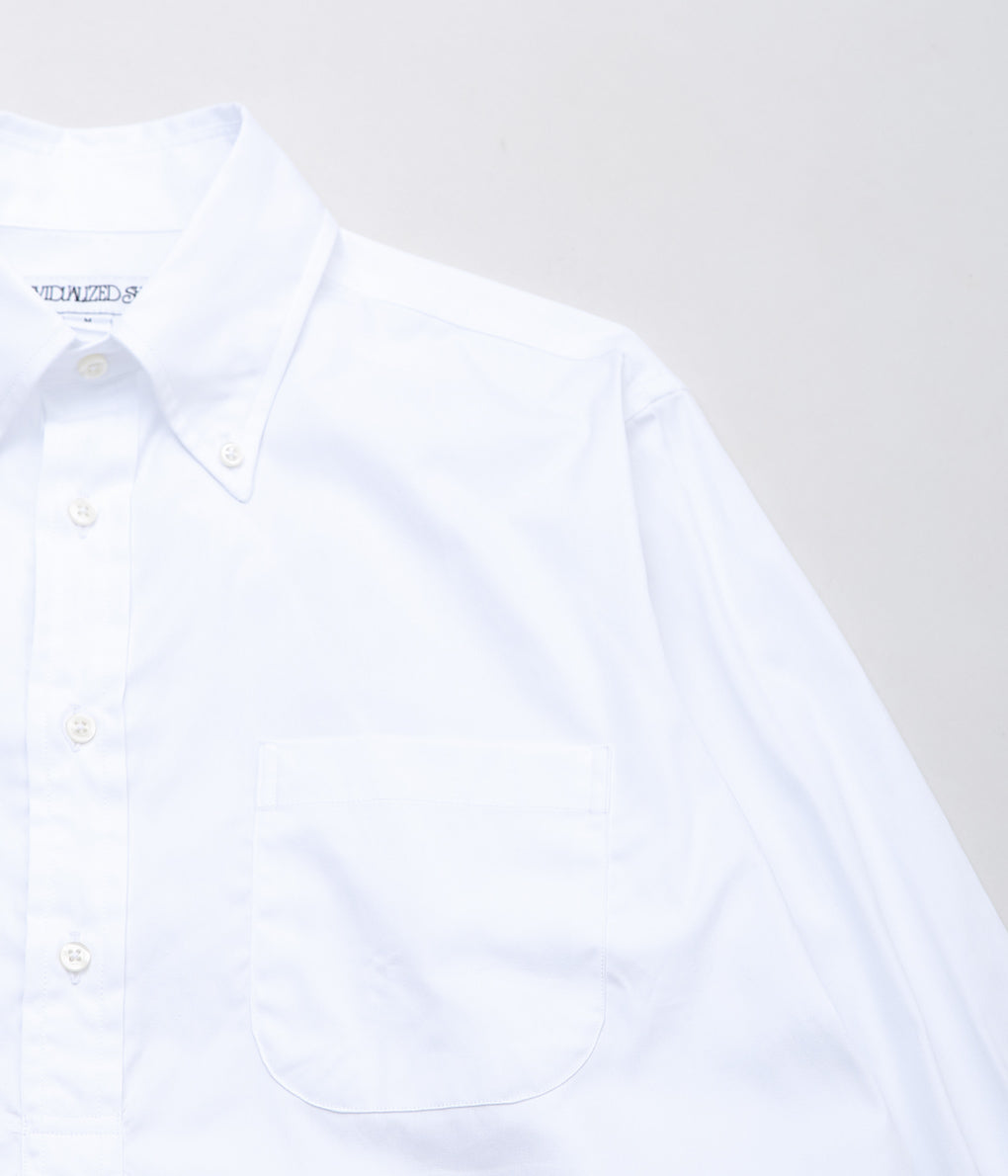 INDIVIDUALIZED SHIRTS ''PINPOINT OXFORD POPOVER L/S'' (WHITE)