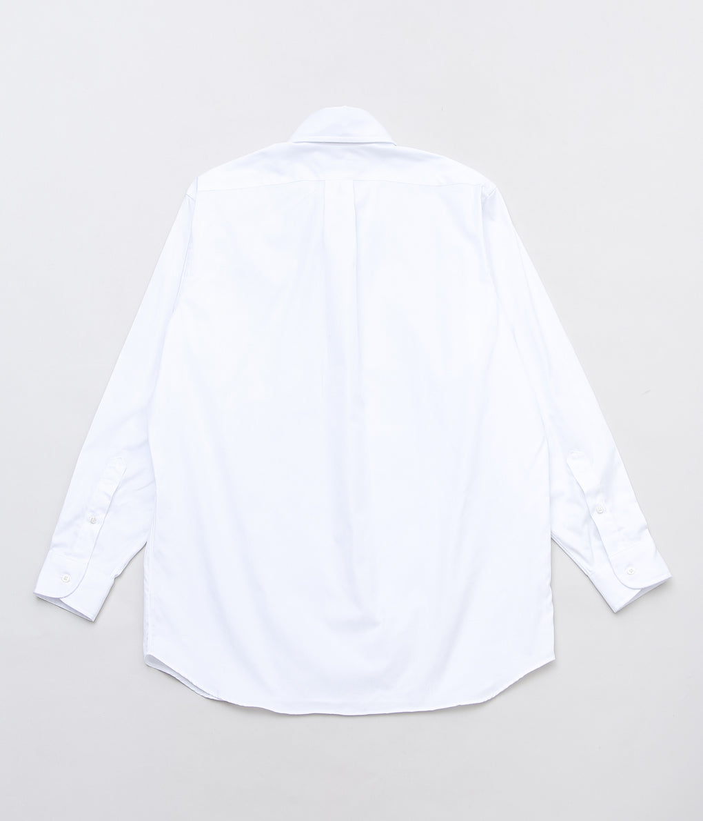 INDIVIDUALIZED SHIRTS ''PINPOINT OXFORD POPOVER L/S'' (WHITE)