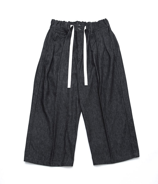 SILLAGE ''HAKAMA PANTS'' (BLACK DENIM ONE WASH)