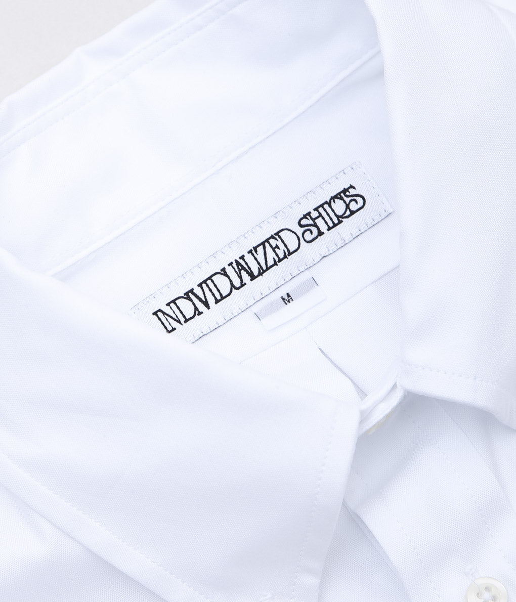 INDIVIDUALIZED SHIRTS ''PINPOINT OXFORD POPOVER L/S'' (WHITE)