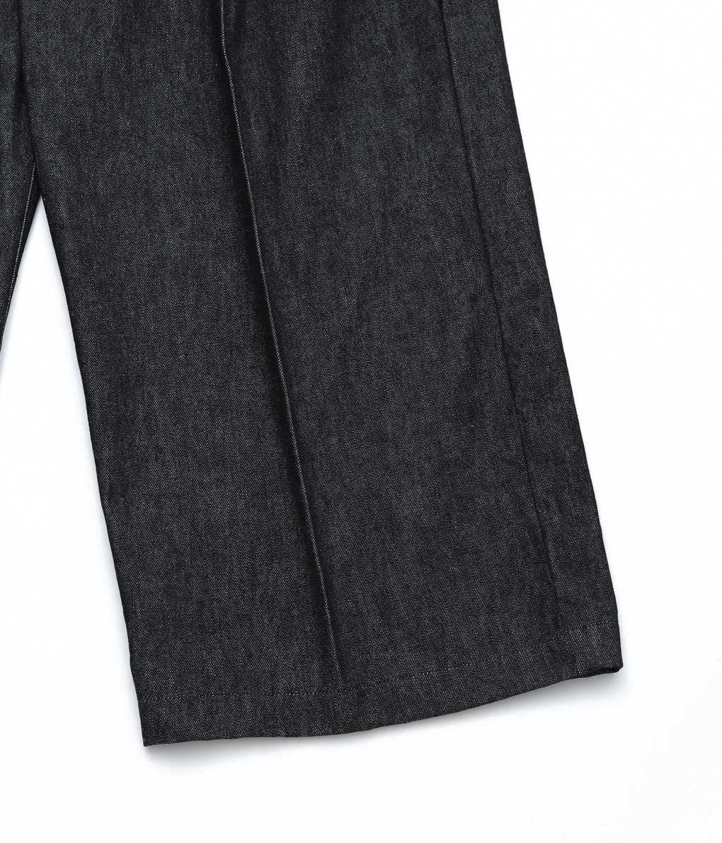 SILLAGE ''HAKAMA PANTS'' (BLACK DENIM ONE WASH)