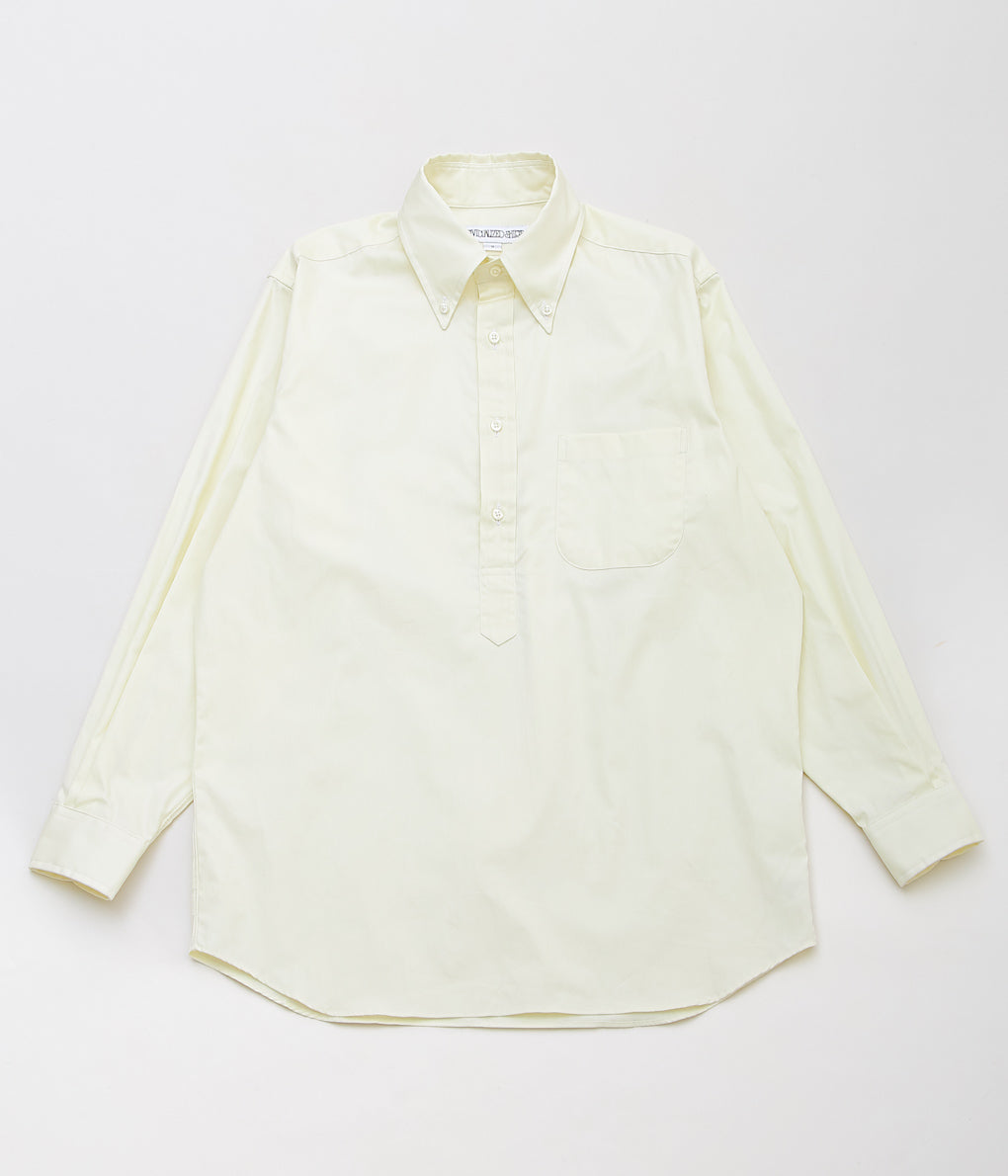 INDIVIDUALIZED SHIRTS ''PINPOINT OXFORD POPOVER L/S'' (BEIGE)