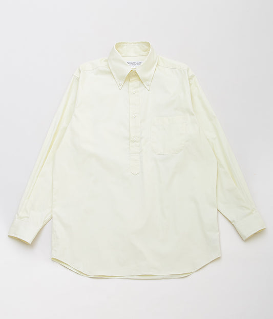 INDIVIDUALIZED SHIRTS ''PINPOINT OXFORD POPOVER L / S''(BEIGE)