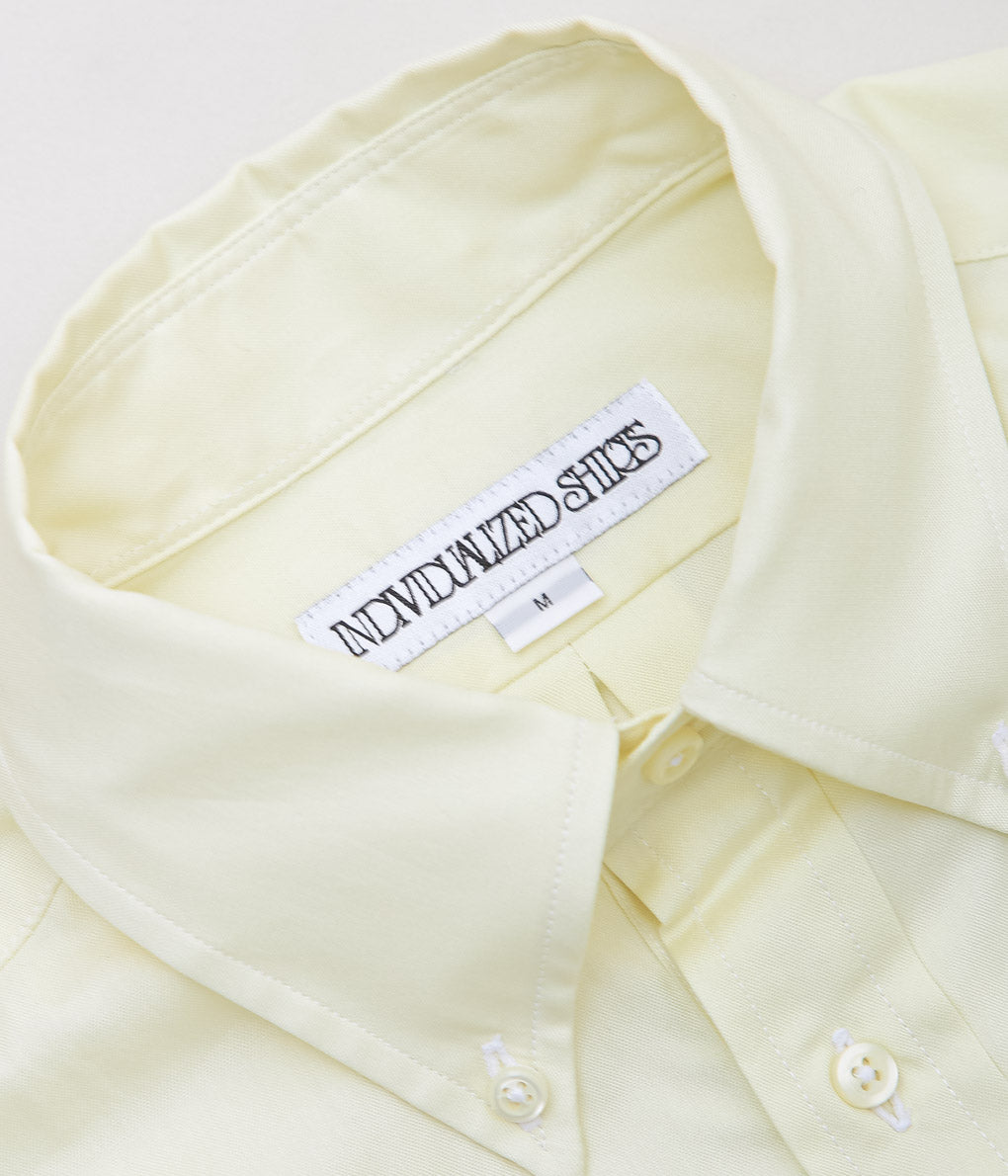 INDIVIDUALIZED SHIRTS ''PINPOINT OXFORD POPOVER L / S''(BEIGE)