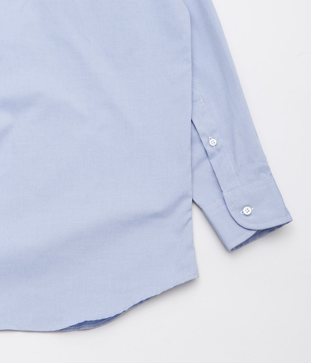 INDIVIDUALIZED SHIRTS ''PINPOINT OXFORD POPOVER L/S'' (BLUE)