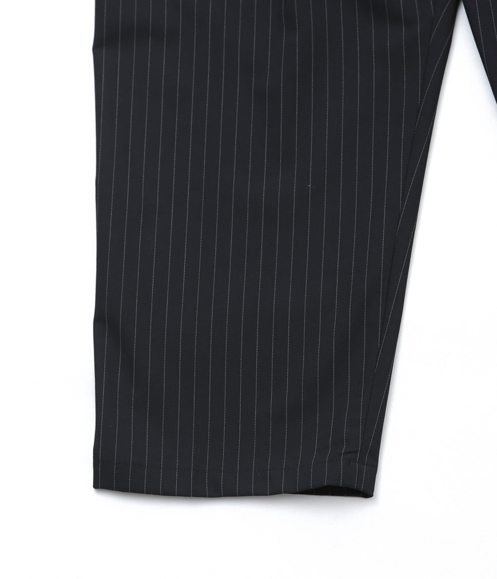 SILLAGE ''BAGGY TROUSERS'' (BLACK STRIPE TWILL)