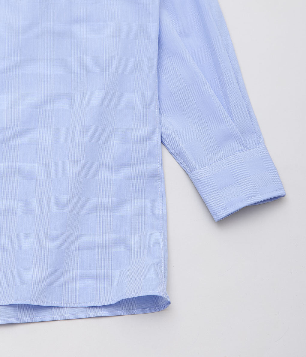 INDIVIDUALIZED SHIRTS ''CAMP COLLAR L/S'' (BLUE)