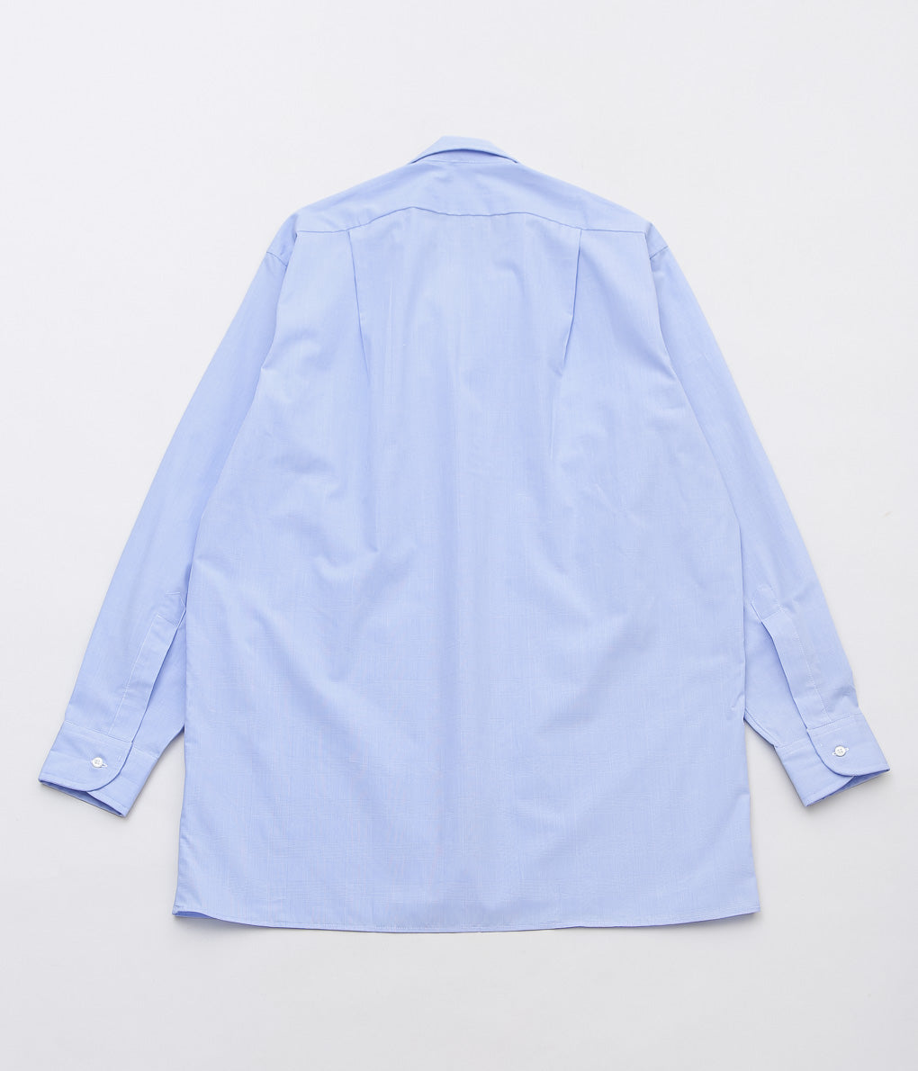 INDIVIDUALIZED SHIRTS ''CAMP COLLAR L/S'' (BLUE)