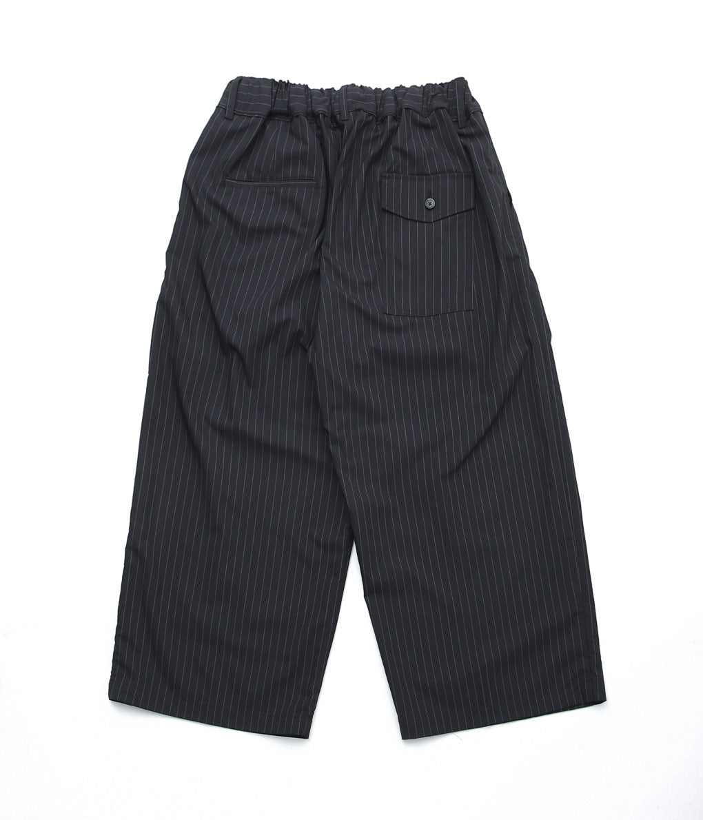 SILLAGE ''HAKAMA PANTS'' (BLACK STRIPE TWILL)